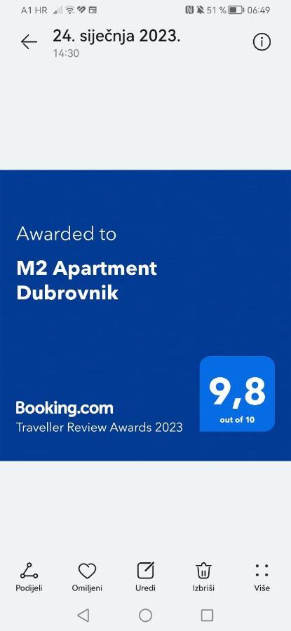 M2 Apartment Dubrovnik Eksteriør bilde